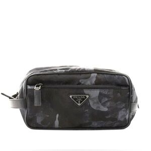 Prada Camouflage Toiletry Bag.